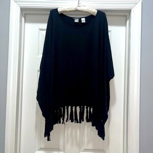 Fringe swim coverup